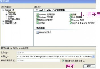c#創建Dll動態鏈接庫、C#使用動態鏈接庫